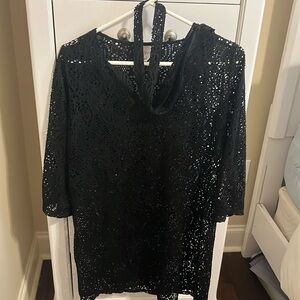 Medina black swimsuit coverup size S